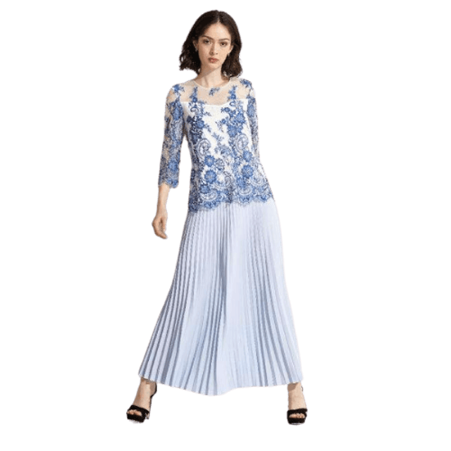 Business Long Pleated skirt กระโปรงยาวอัดพลีท กีลาโรช (GS1KBU) 1