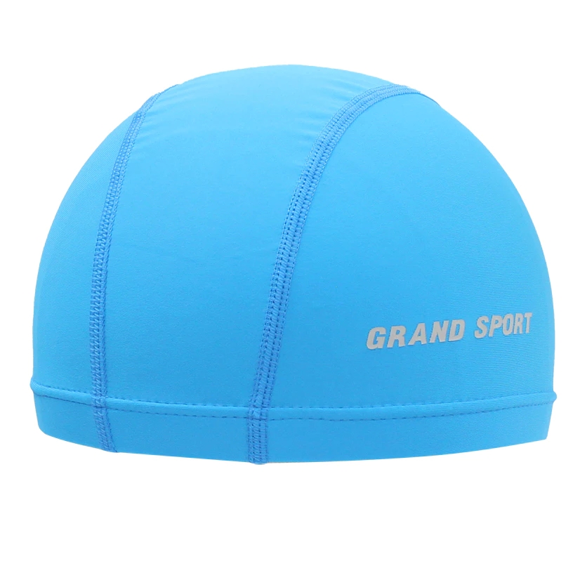 หมวกว่ายน้ำสีล้วน 6