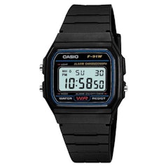 นาฬิกาข้อมือ CASIO รุ่น F-91W-1UR