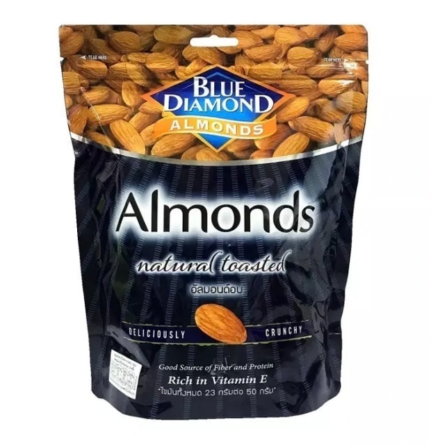 เมล็ดอัลมอนด์อบ Blue Diamond Natural Toasted Almonds 1