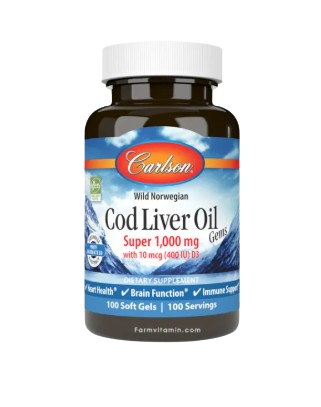 Wild Norwegian Cod Liver Oil Gems 1