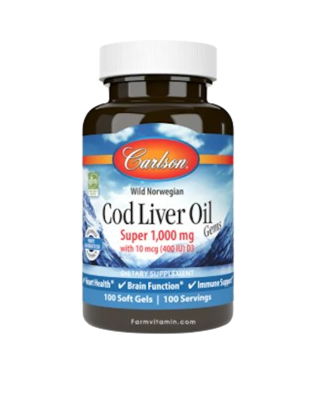 Wild Norwegian Cod Liver Oil Gems 1