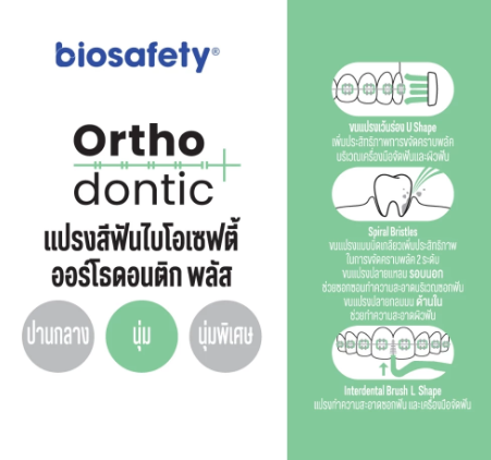 แปรงสีฟันสำหรับคนจัดฟัน Orthodontic 3