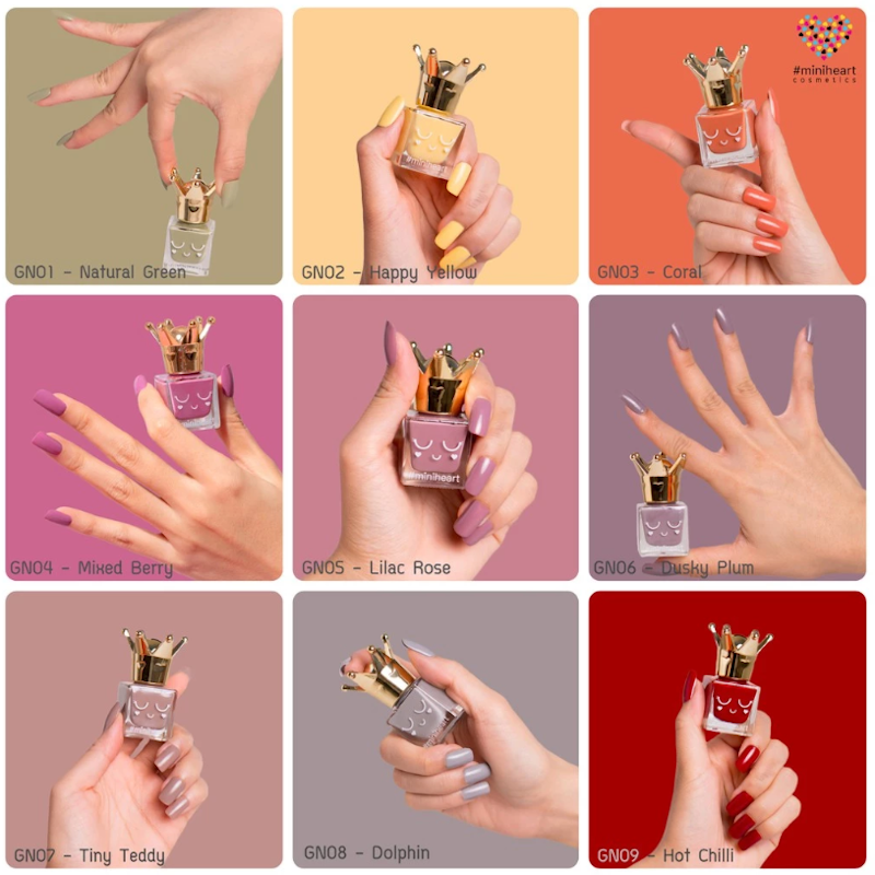 สีทาเล็บเจลไม่ต้องอบ Nail Polish 2