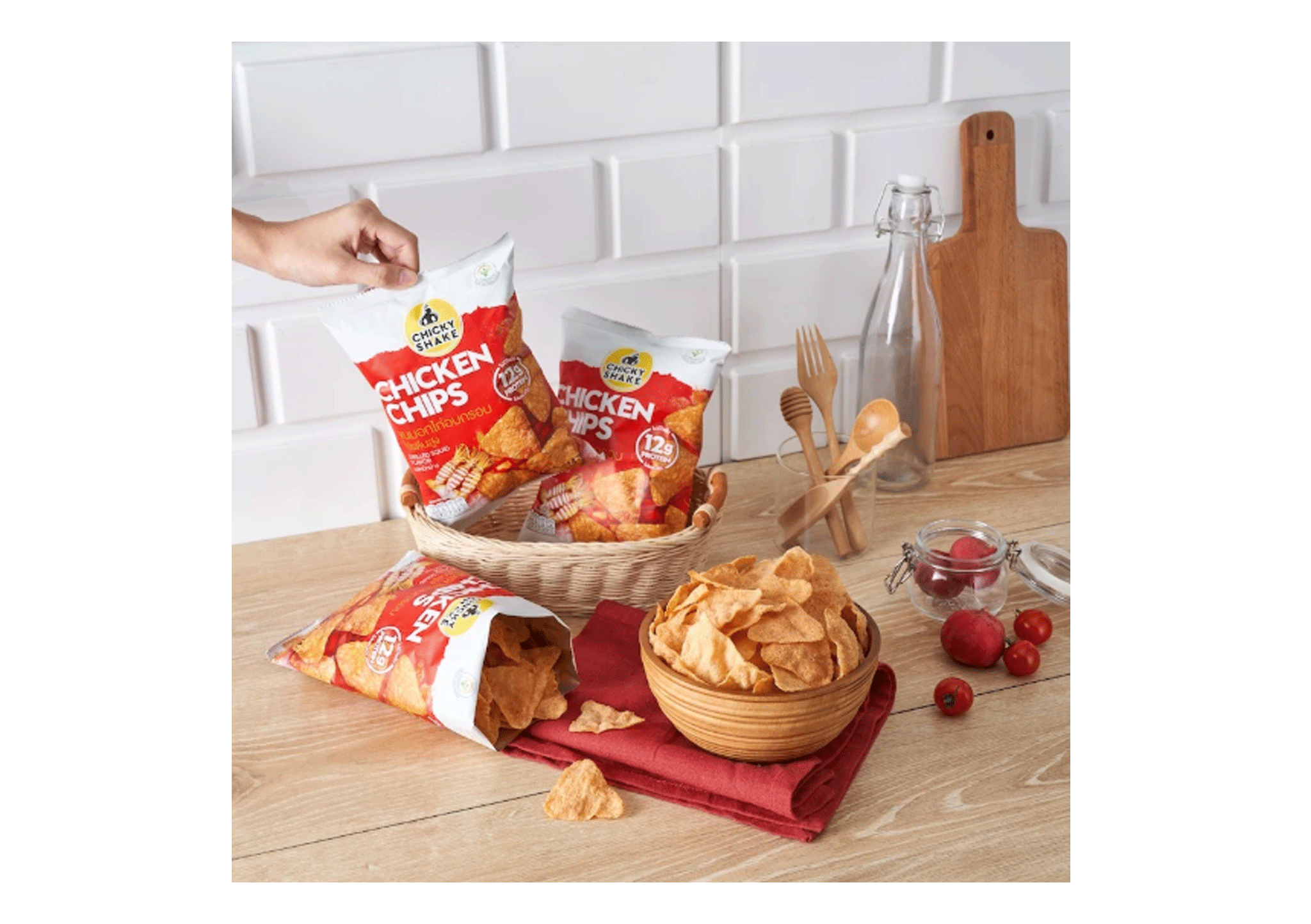 ขนมอกไก่อบกรอบ 2