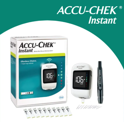 เครื่องตรวจวัดระดับน้ำตาล Instant Meter (No Strip) 3