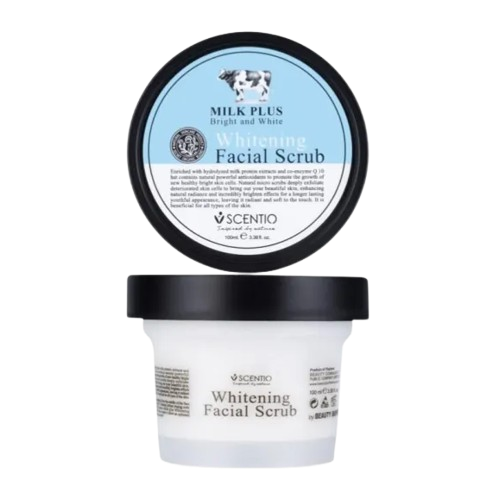 สครับน้ำนม Milk Plus Whitening Q10 Facial Scrub 1