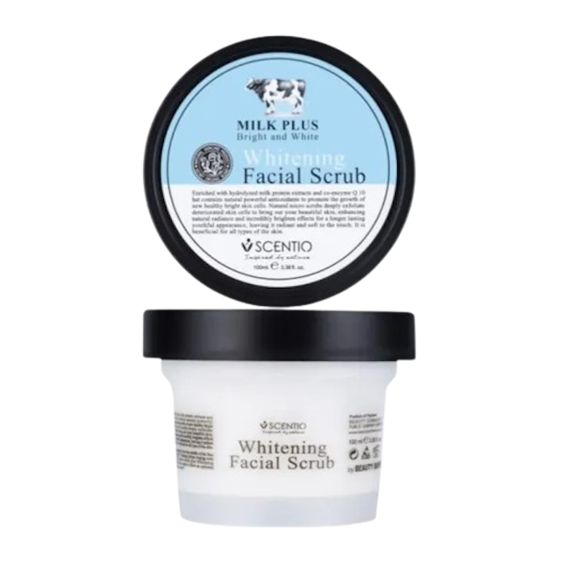 สครับน้ำนม Milk Plus Whitening Q10 Facial Scrub 1