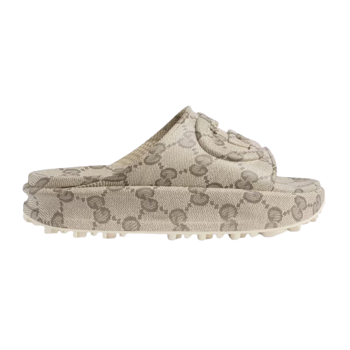 รองเท้า GUCCI ผู้ชาย รุ่น Men's Slide Sandal With Interlocking G 1