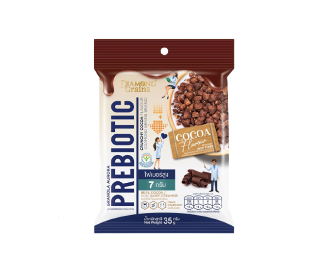 เมนูอาหารเย็นลดความอ้วน Aurora Prebiotic Crunchy Cocoa Granola 1