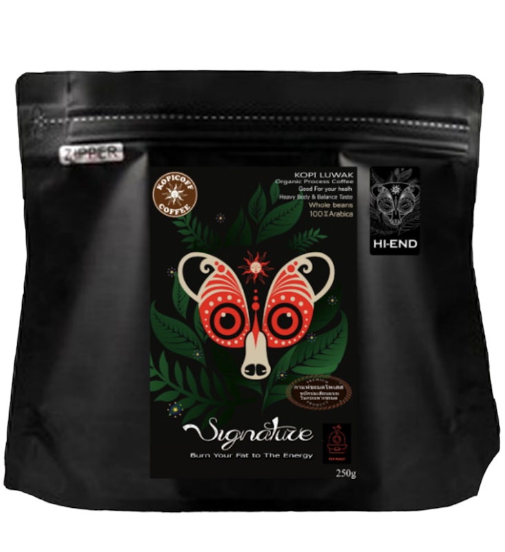 กาแฟขี้ชะมด SIGNATURE CHAMOD PROCESS HI-END 1