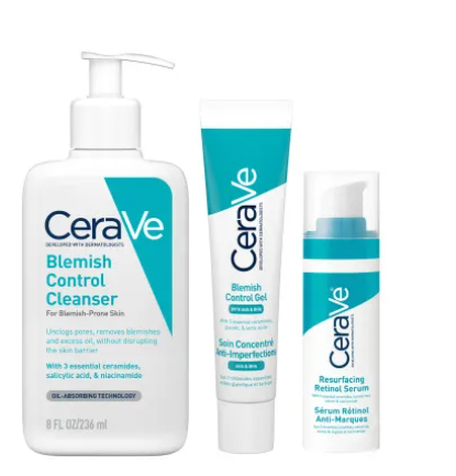 เซตสู้สิว Blemish Control Cleanser + Retinol Serum + Blemish Control Gel  1