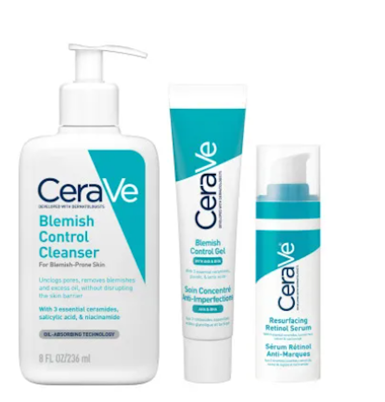 เซตสู้สิว Blemish Control Cleanser + Retinol Serum + Blemish Control Gel 1