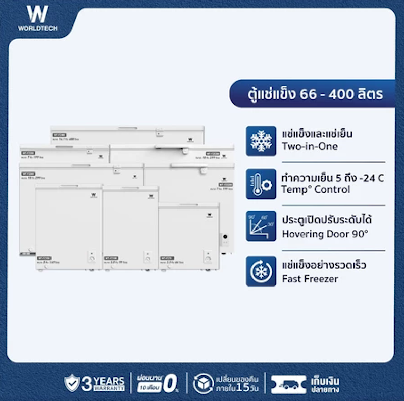 ตู้แช่แข็ง 2.3 คิว รุ่น WT-FZ70 4