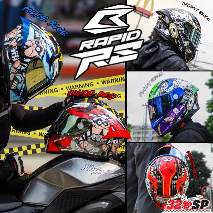 หมวกกันน็อค Rapid RS Shiba 3