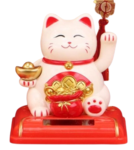 แมวกวักเงินทอง Lucky Cat Maneki Neko 1