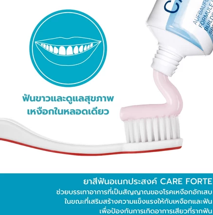 Care Forte ยาสีฟันบำรุงเหงือก ลดการอักเสบ 3