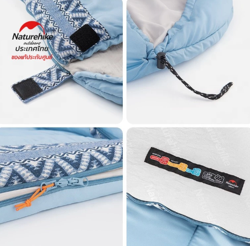 Envelope Sleeping Bag With Hood  2