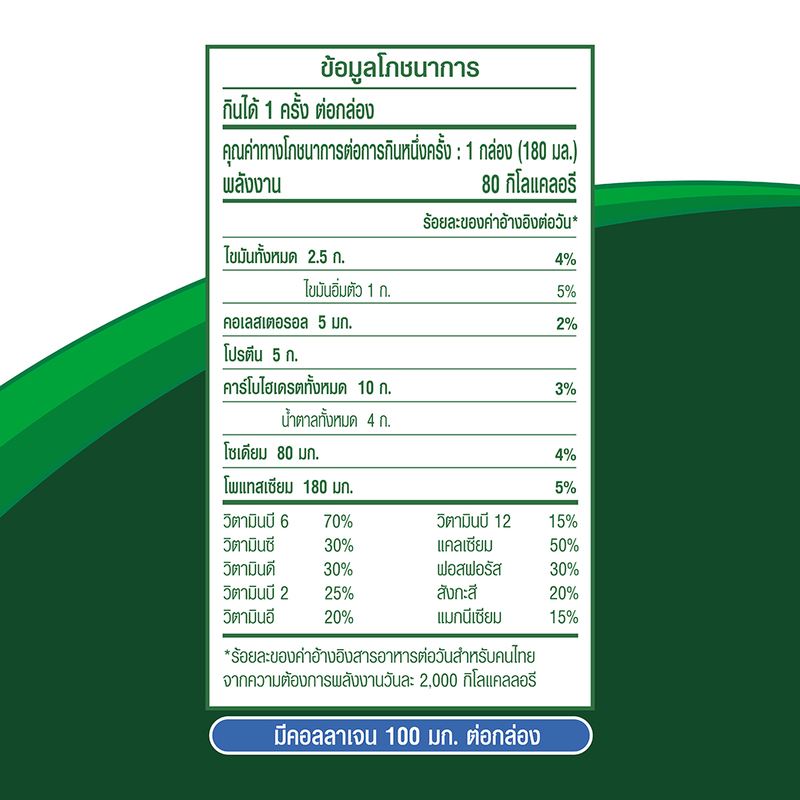 Lactose Free นมไขมันต่ำ ยูเอชที รสจืด 2