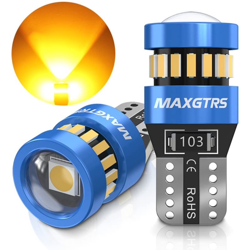 หลอดไฟข้างรถยนต์ LED W5W T10 2