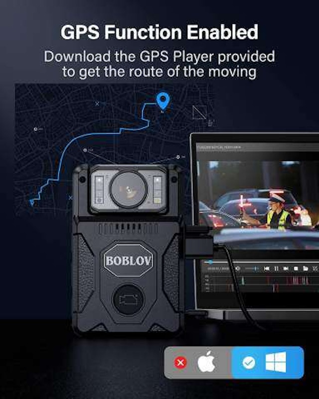 M7 Pro 4K GPS Body Mounted Camera 2