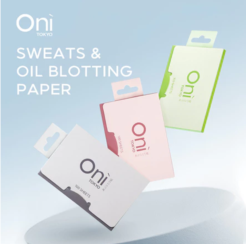 กระดาษซับมัน Sweats & Oil Blotting Paper Green Tea 3