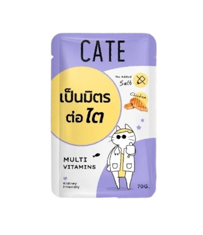 อาหารเปียกแมว สูตรเป็นมิตรต่อไต 1