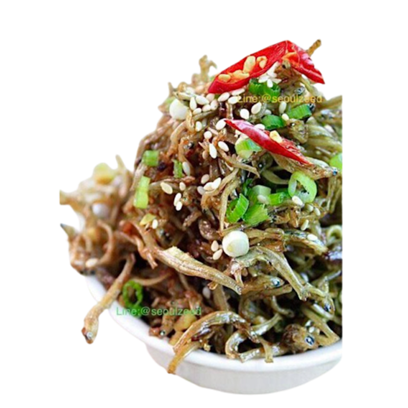 เครื่องเคียงเกาหลี ปลาข้าวสารเกาหลีผัด 1