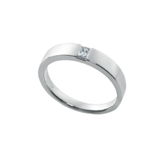 แหวนแต่งงานผู้ชาย Sole Emerald Men's Solitaire