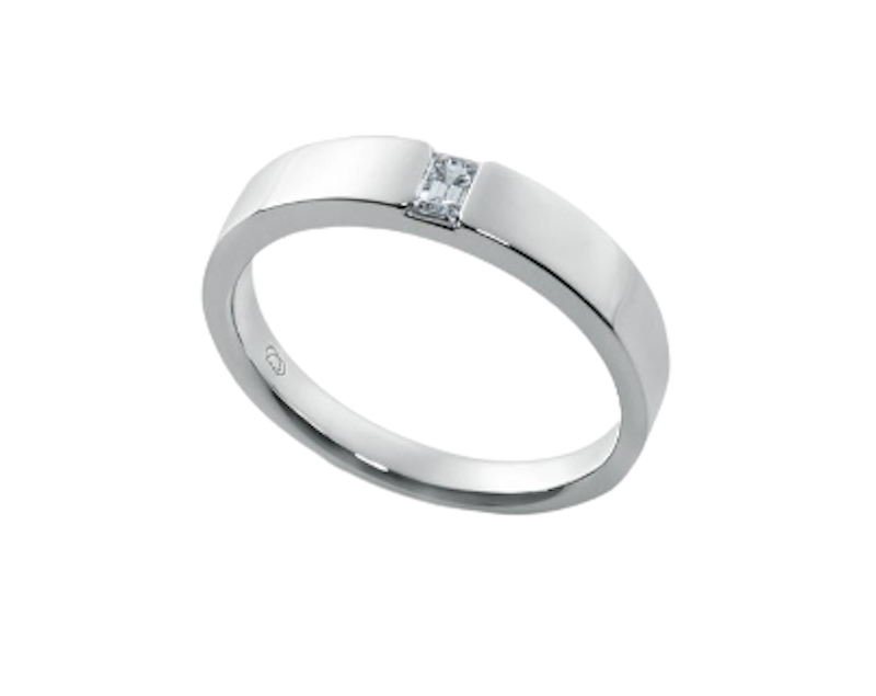 แหวนแต่งงานผู้ชาย Sole Emerald Men's Solitaire 1