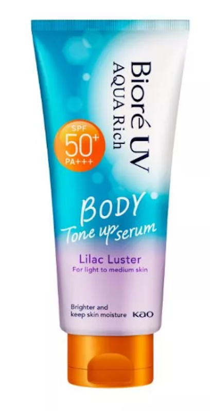 UV Aqua Rich Body Tone up Serum Lilac Luster SPF50+ PA+++ 1