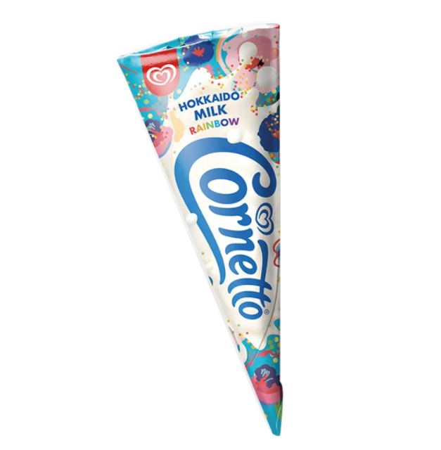 ไอติมเซเว่น Cornetto Hokkaido Milk Rainbow 1