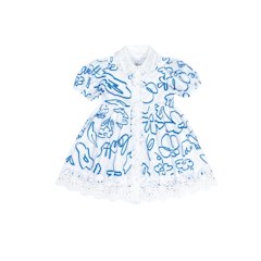 Blue Floral Dress