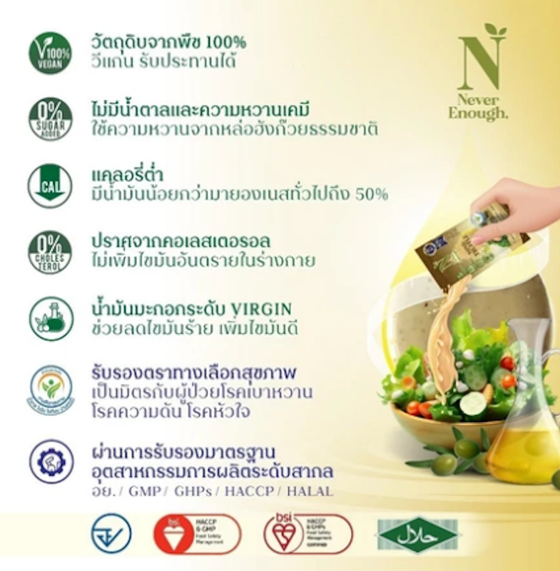 น้ำสลัดน้ำมันมะกอกเห็ดทรัฟเฟิล 2