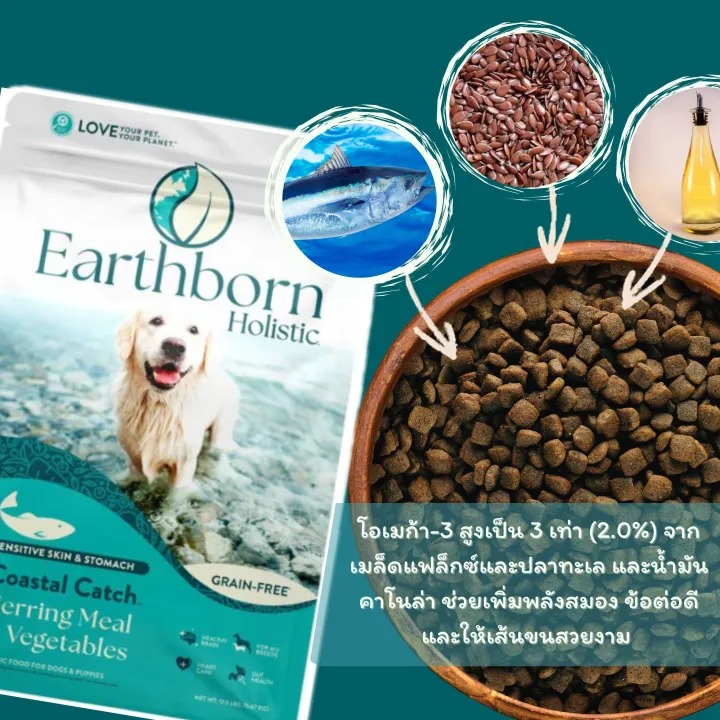 Coastal Catch อาหารสุนัข สูตรโฮลิสติก 3