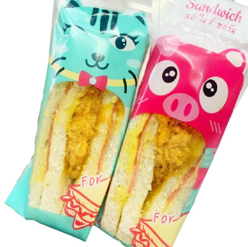 ขนมปังหมูหยอง แซนด์วิชโบราณไส้ทะลัก 1