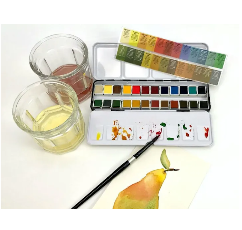 24 Color Hand Poured Watercolor 2