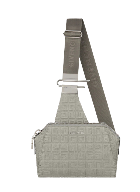 กระเป๋าแบรนด์เนมผู้ชาย รุ่น Small Antigona Crossbody Bag In 4G Embroidered Canvas 2