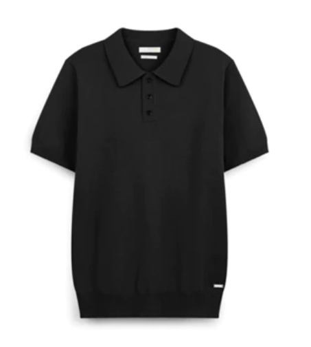 เสื้อโปโลผู้ชายผ้าถักสีพื้น Men's Lightweight Flatknit Polo Shirt 1