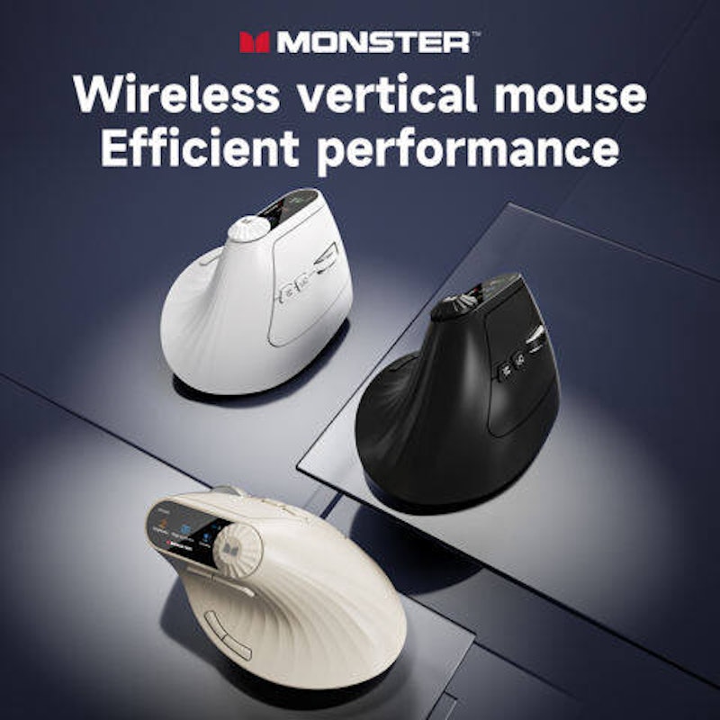 เมาส์แนวตั้งบลูทูธไร้สาย รุ่น Airmars M2 MAX 2