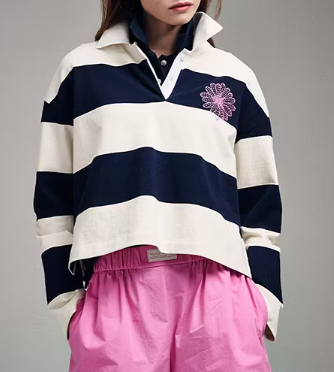 Rugby Shirt Stripe Flower 3