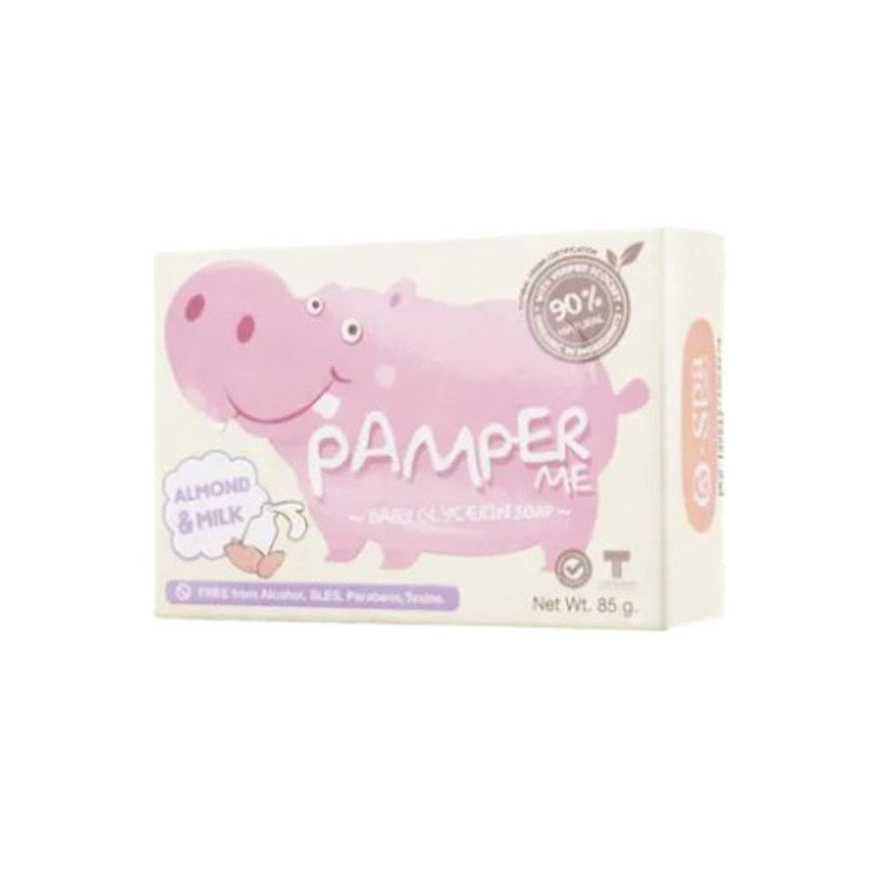 สบู่ก้อนเด็ก Pamper Me Baby Glycerin Soap 1