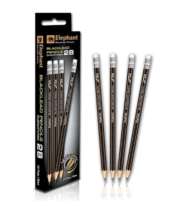 Black Lead Pencil 2B 2
