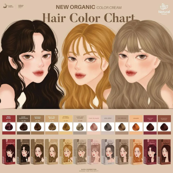 Color Cream สีย้อมผมออแกนิค สี Ash Grey 3