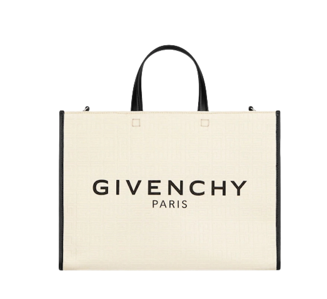 กระเป๋า Givenchy รุ่น  Medium G Tote Shopper Bag In 4G Coated Canvas 1