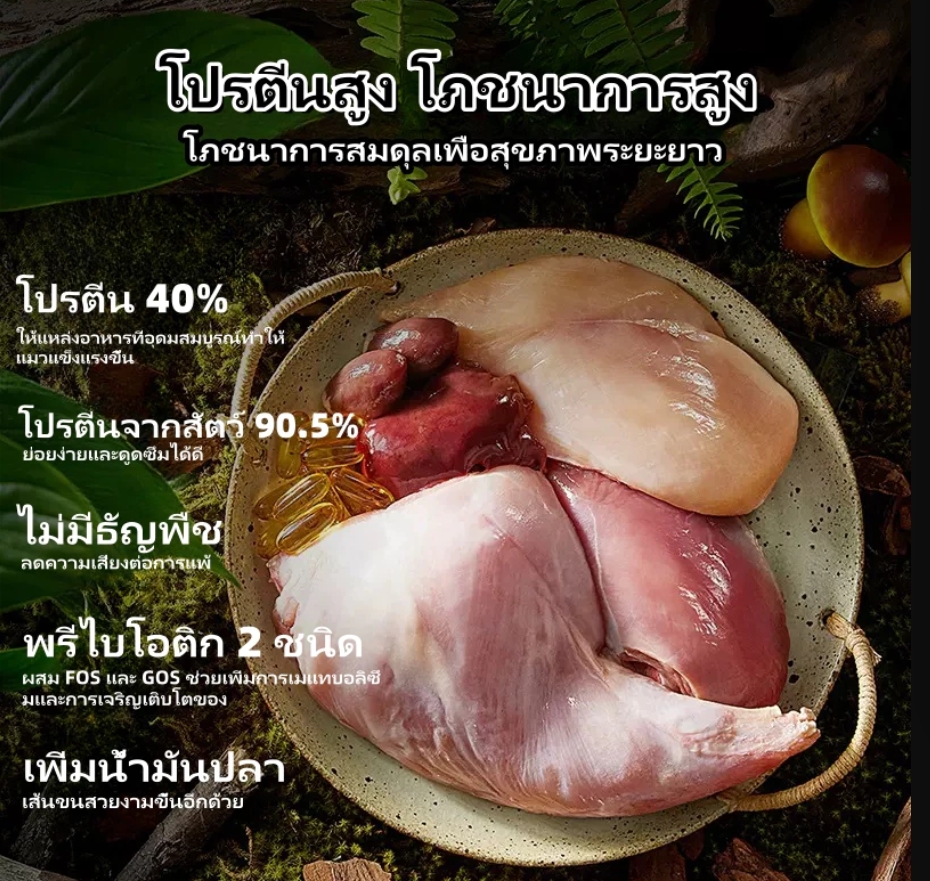 อาหารแมว Premium Holistic 2