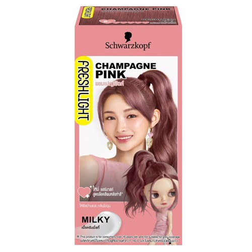 เฟรชไลท์ ครีม มิลกี้ แฮร์คัลเลอร์ แชมเปญพิ้งค์ Freshlight Milky Color Champagne Pink 1