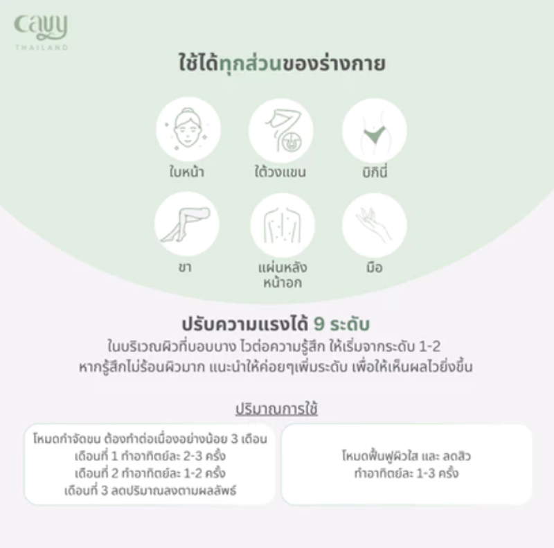เครื่องเลเซอร์กำจัดขน รุ่น Plus IPL 2