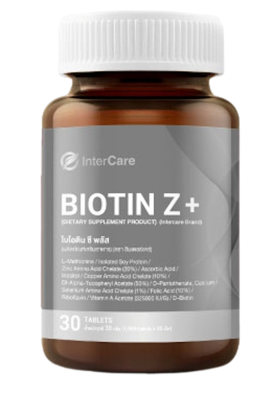 อาหารเสริมบำรุงผม Biotin Z+ 1