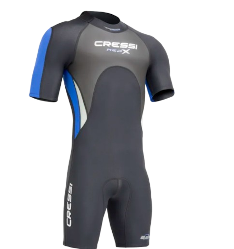 เว็ทสูทดำน้ำ MED X MAN Shorty Wetsuit 2.5 mm 1